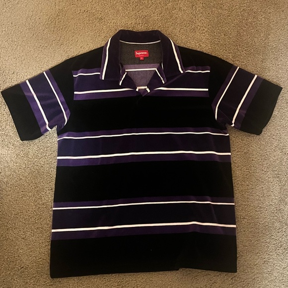 Supreme Velour Polo - Picture 1 of 2